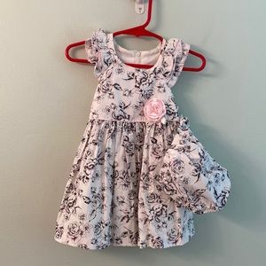 Bonnie Baby cotton set dress/ panties